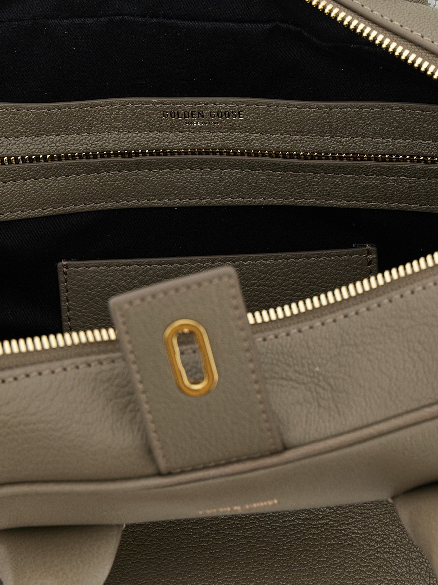 Golden Goose Bicolor Goatskin Handbag