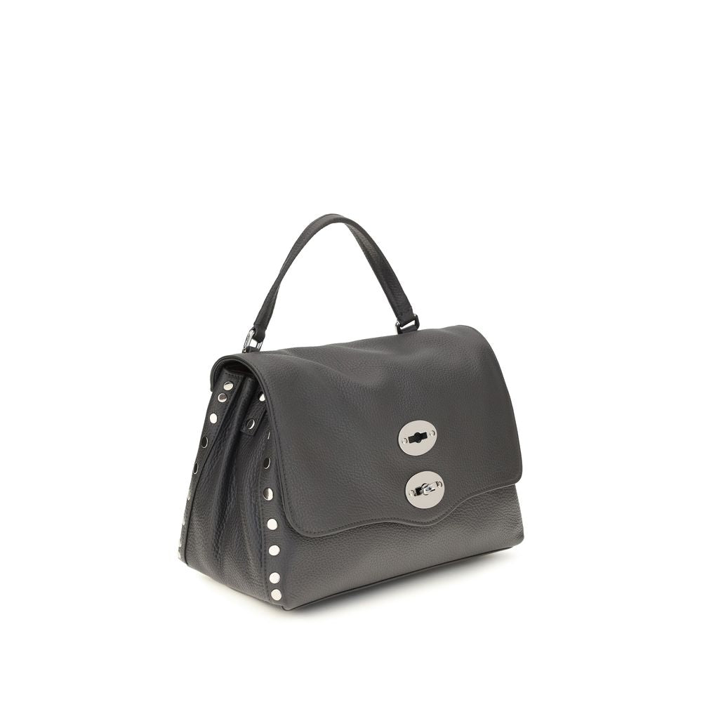 Zanellato Gray Calf Leather Bos Taurus Shoulder Bag