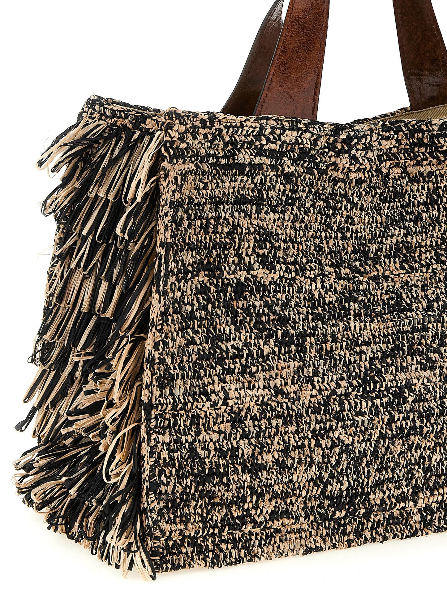 Ibeliv Bicolor Raffia Handbag