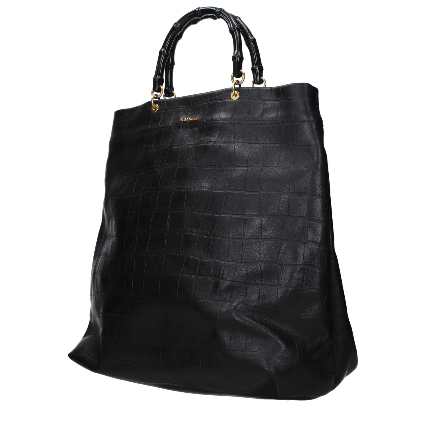 Jil Sander Black Leather Handbag