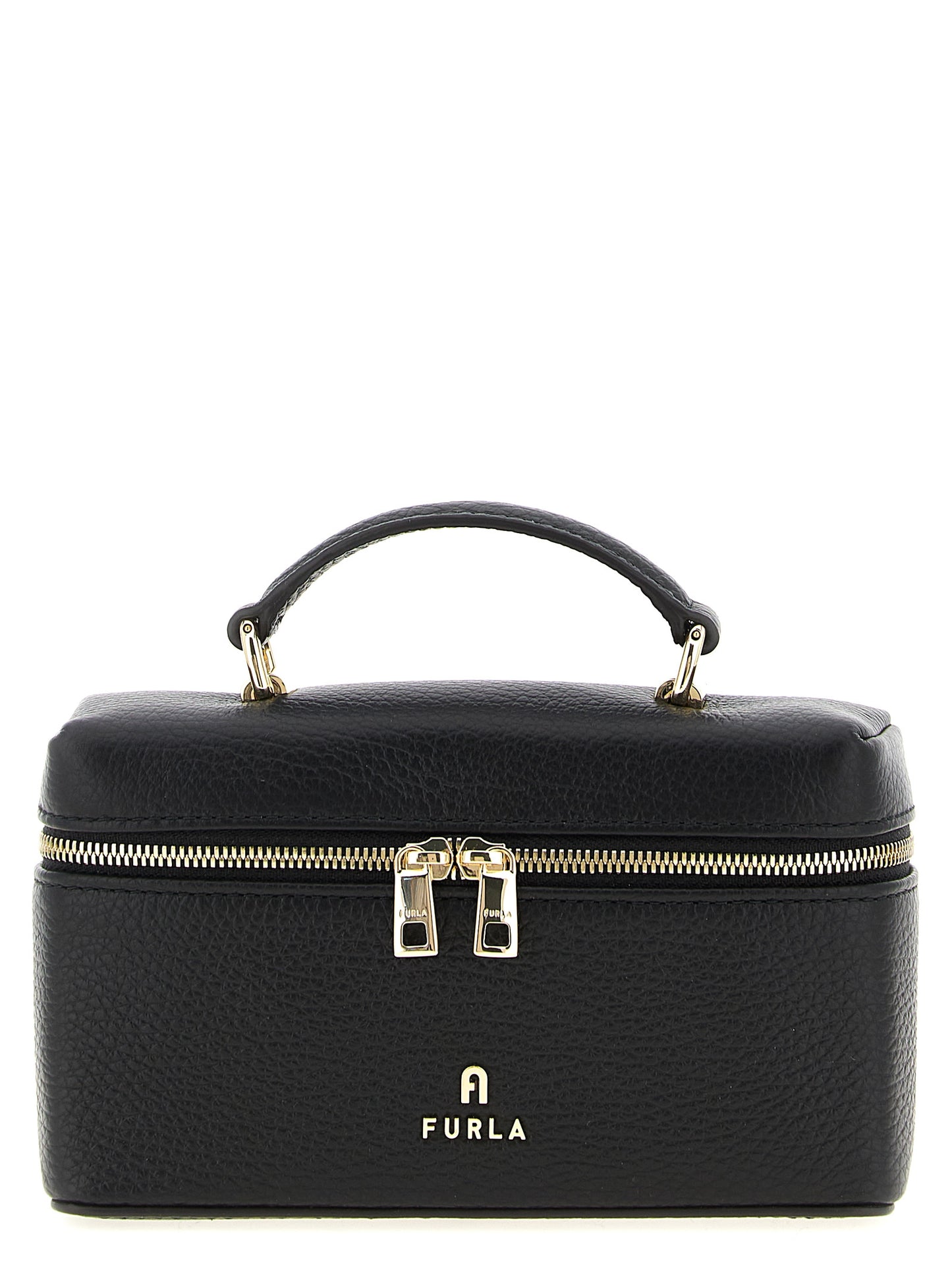 Furla Black Leather Handbag
