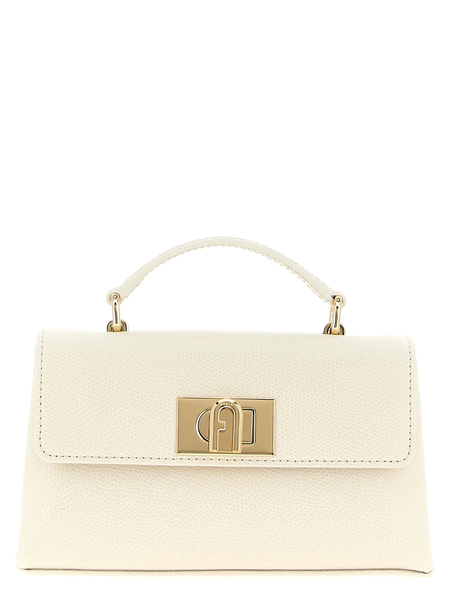 Furla White Leather Crossbody Bag