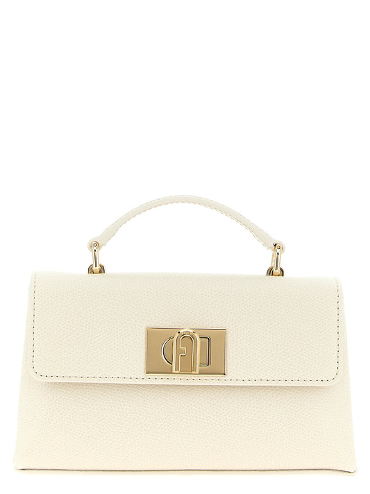 Furla White Leather Crossbody Bag