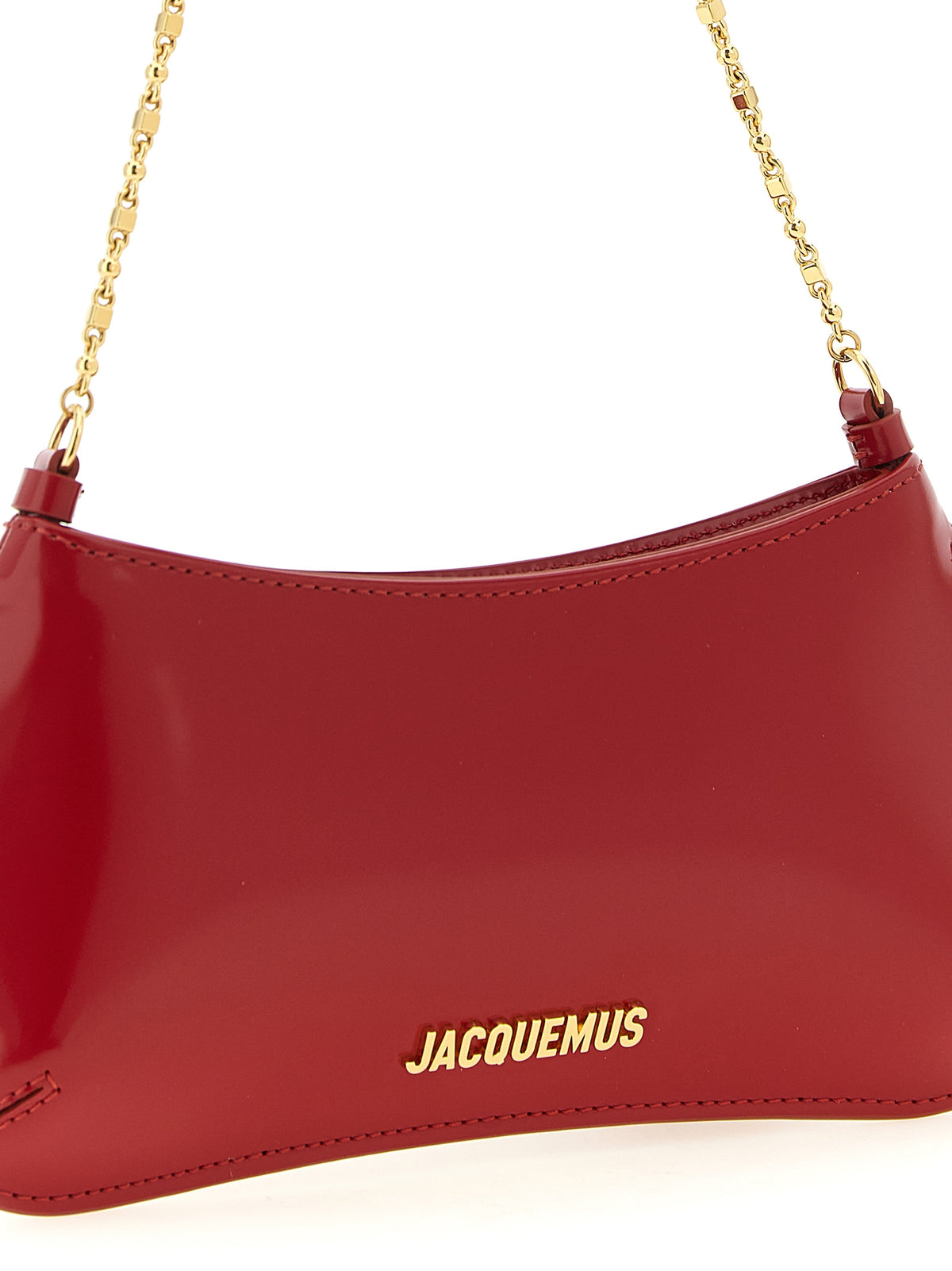Jacquemus Red Calfskin Shoulder Bag