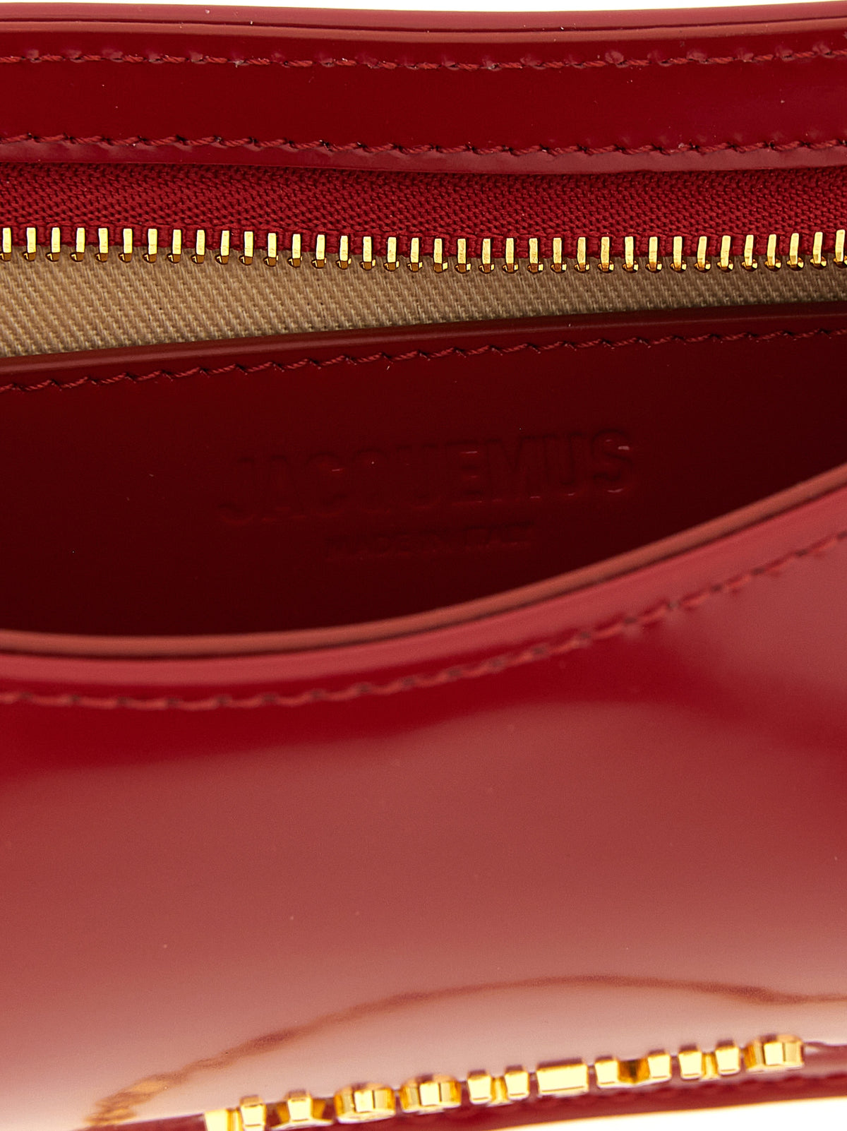 Jacquemus Red Calfskin Shoulder Bag