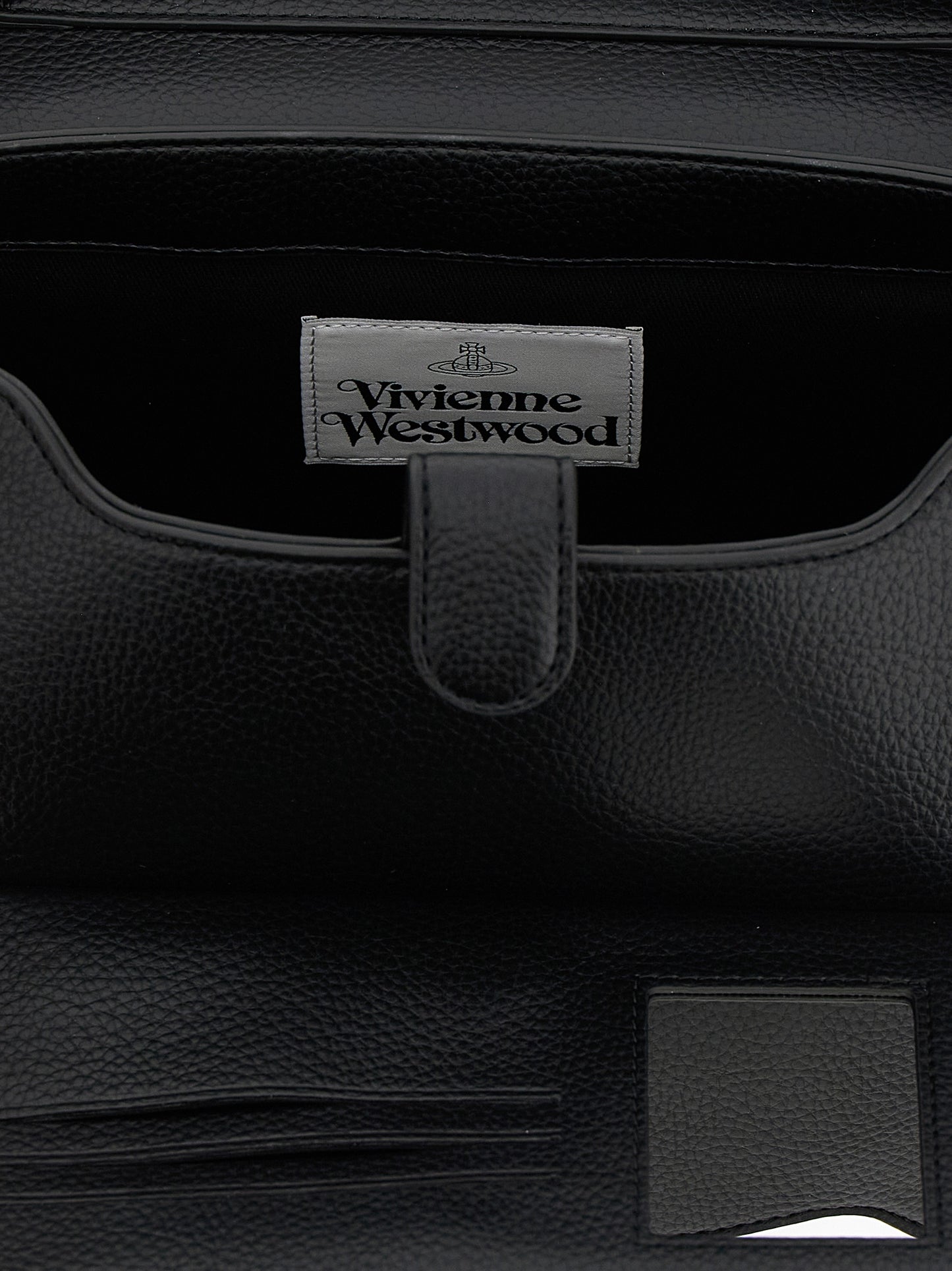 Vivienne Westwood Black Polyethylene Shoulder Bag