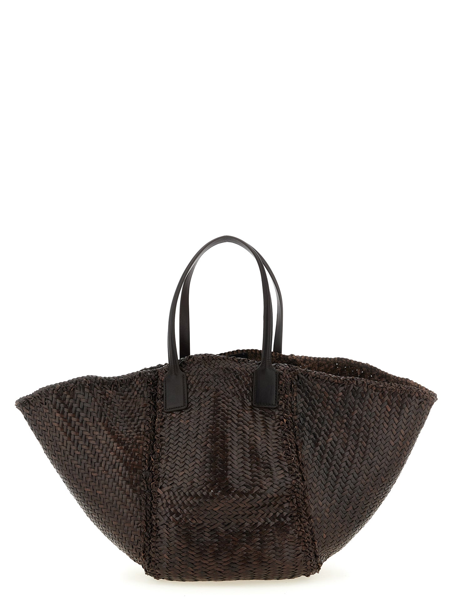 Dragon Diffusion Brown Calfskin Tote Bag