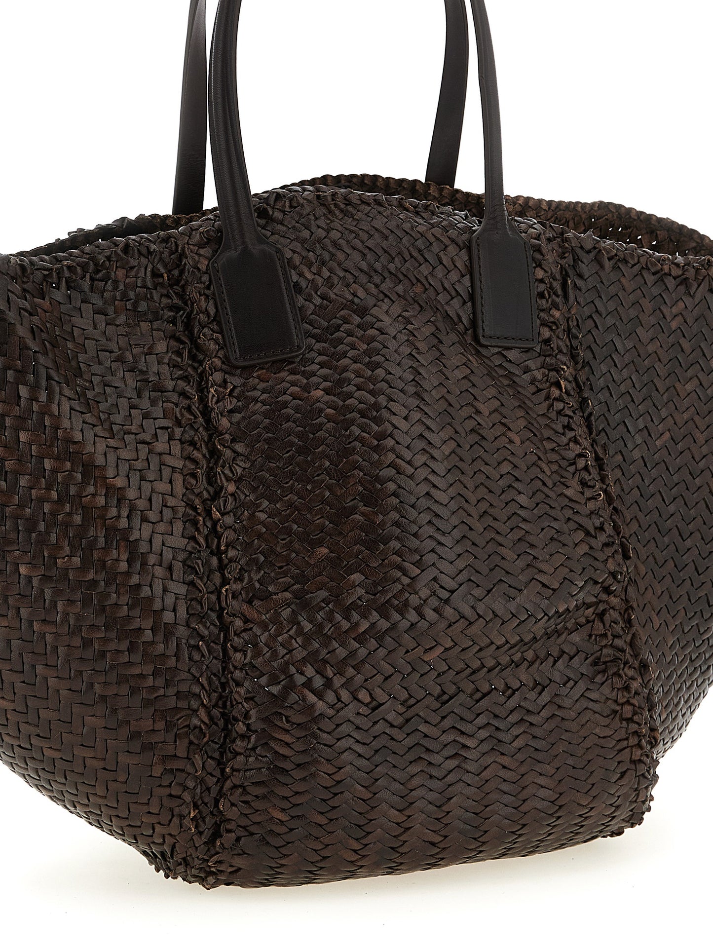 Dragon Diffusion Brown Calfskin Tote Bag