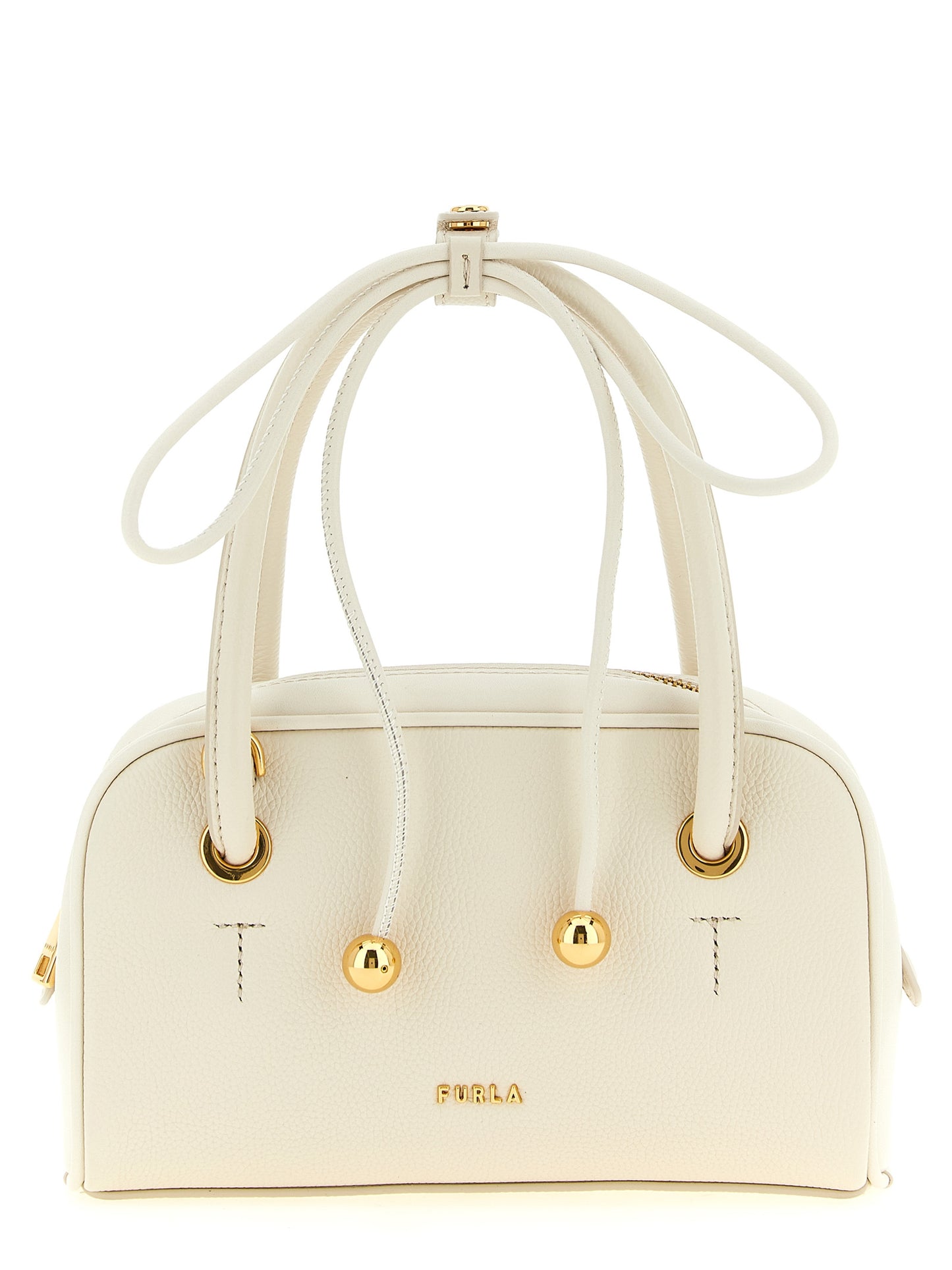 Furla White Calfskin Handbag