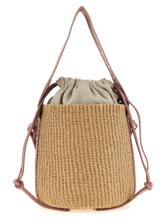 Bolso de mano de papel beige Chloé