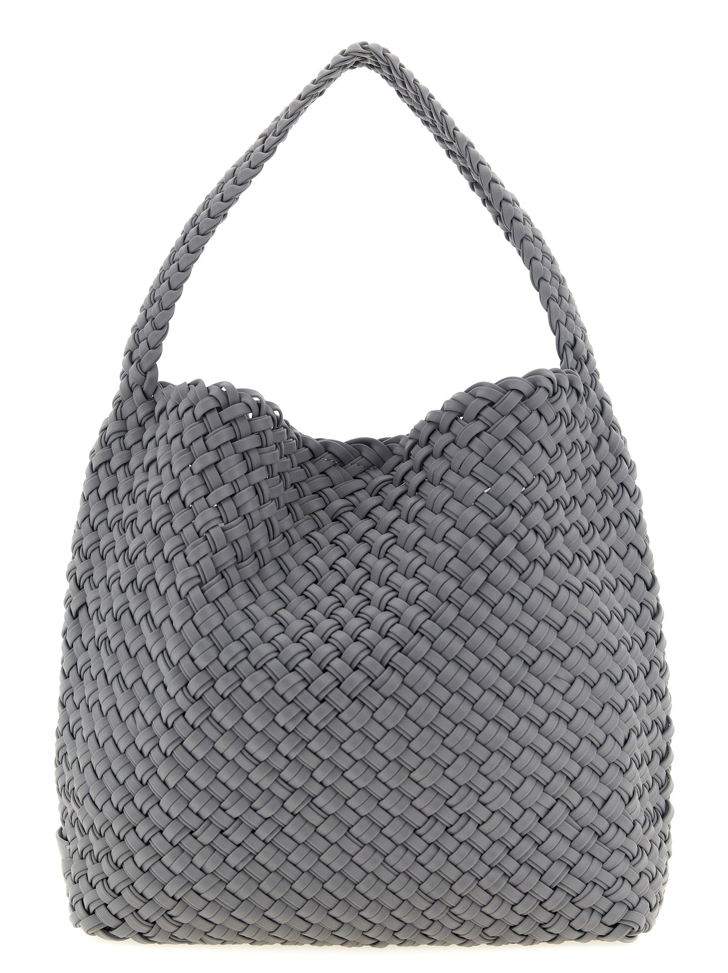 NAGHEDI Gray Nylon Shoulder Bag