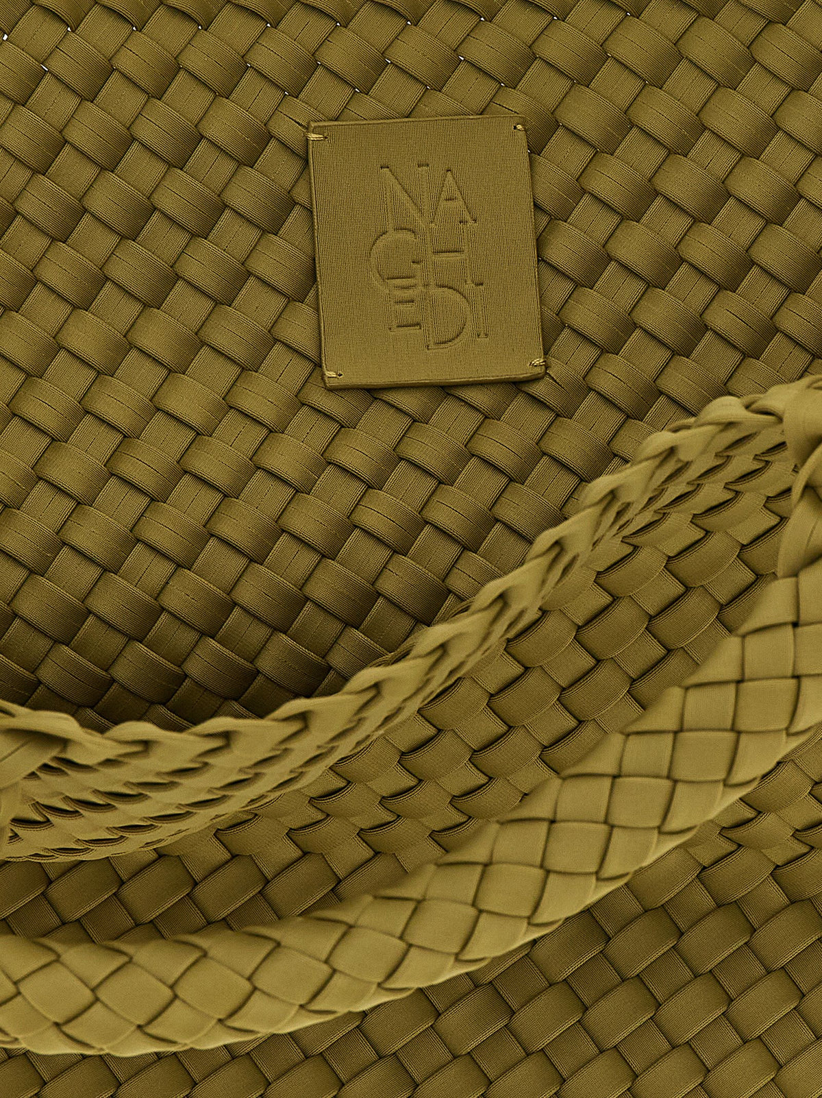 NAGHEDI Bicolor Nylon Handbag