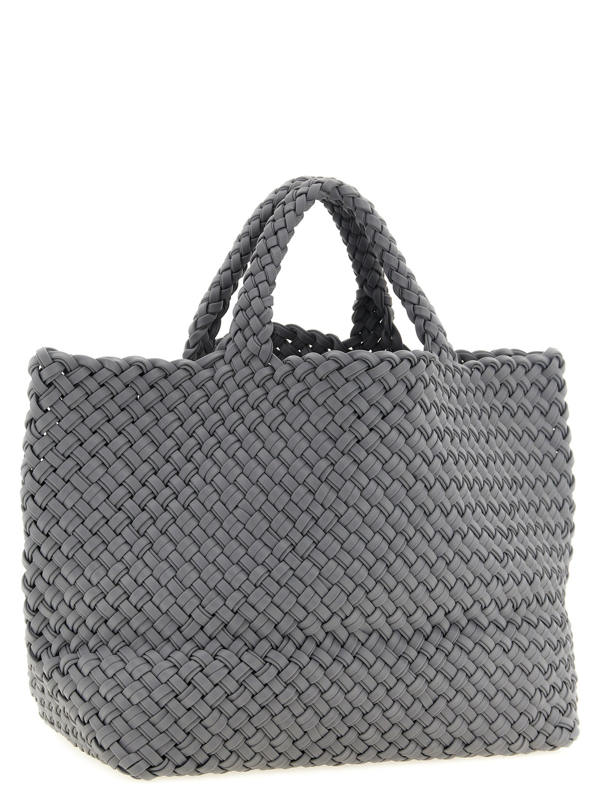 NAGHEDI Gray Nylon Tote Bag