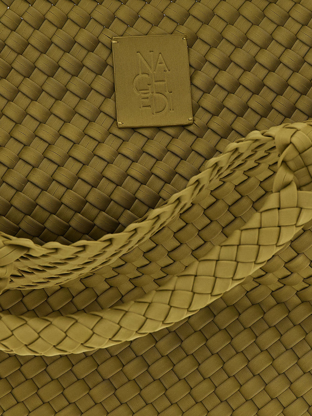 NAGHEDI Bicolor Nylon Handbag