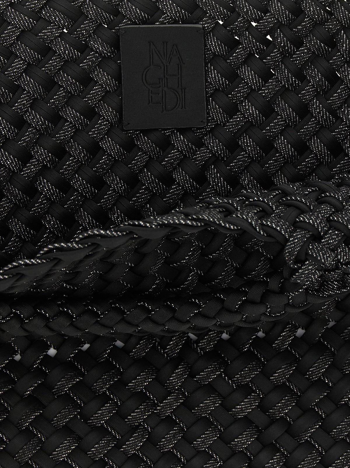 NAGHEDI Black Nylon Tote Bag