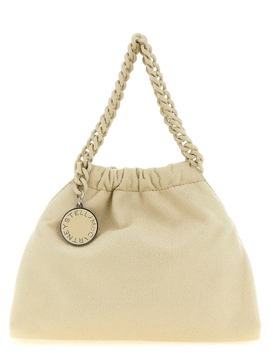 Bolso de hombro Stella McCartney de poliéster beige