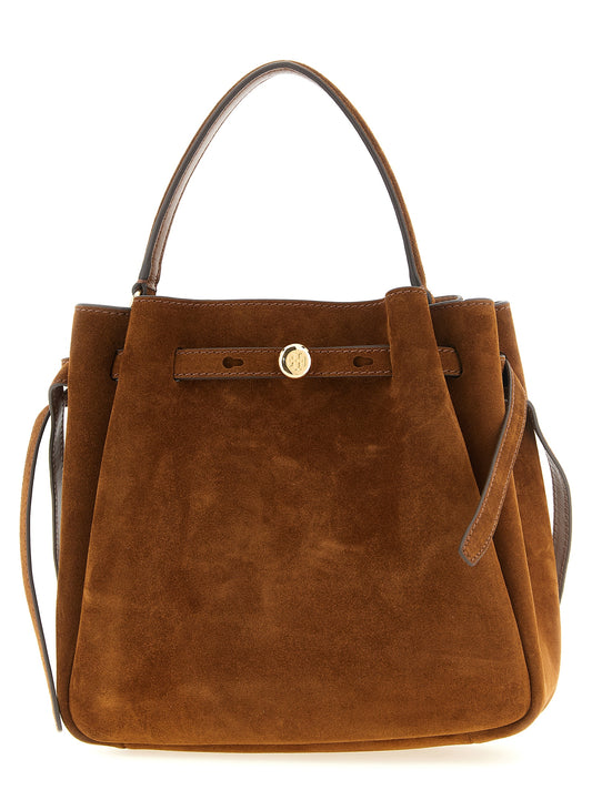 Tory Burch Brown Bovine Leather Women's Bucket Bag