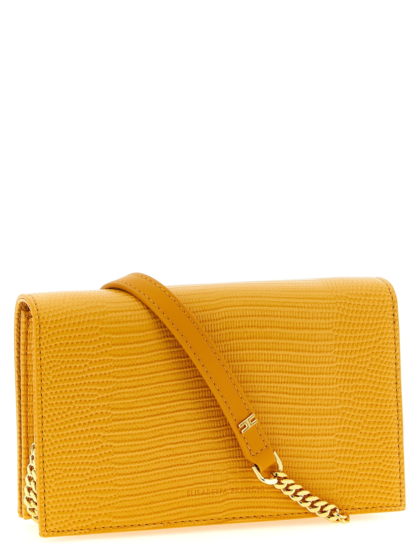 Elisabetta Franchi Beige Polyester Crossbody Bag