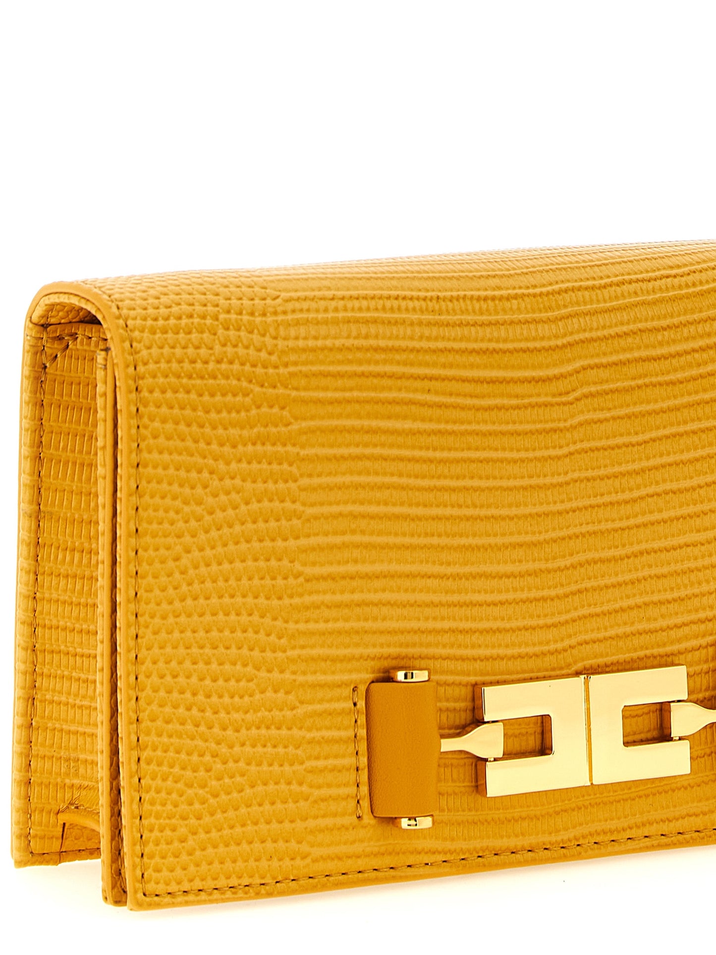 Elisabetta Franchi Beige Polyester Crossbody Bag