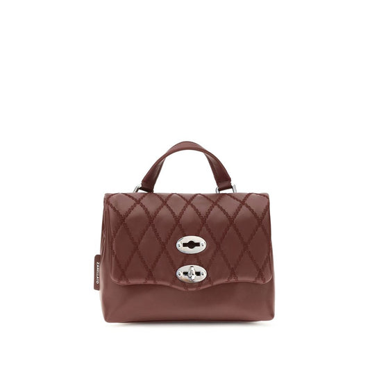 Bolso de mano Zanellato de piel de becerro roja Bos Taurus