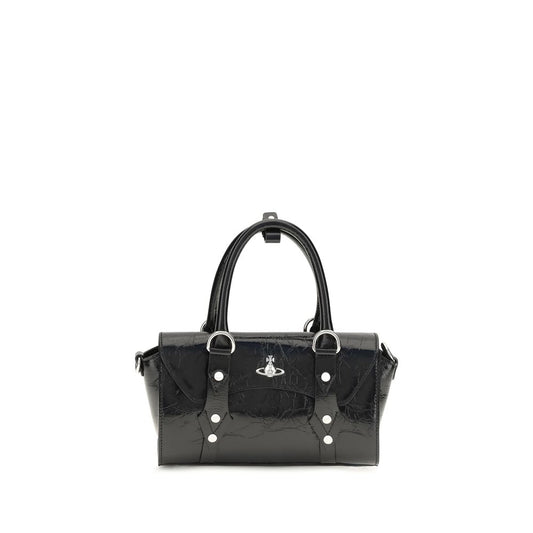 Bolso de Hombro Vivienne Westwood de Piel de Becerro Negra Bos Taurus