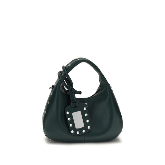Bolso de mano Ganni Bicolor de cuero reciclado