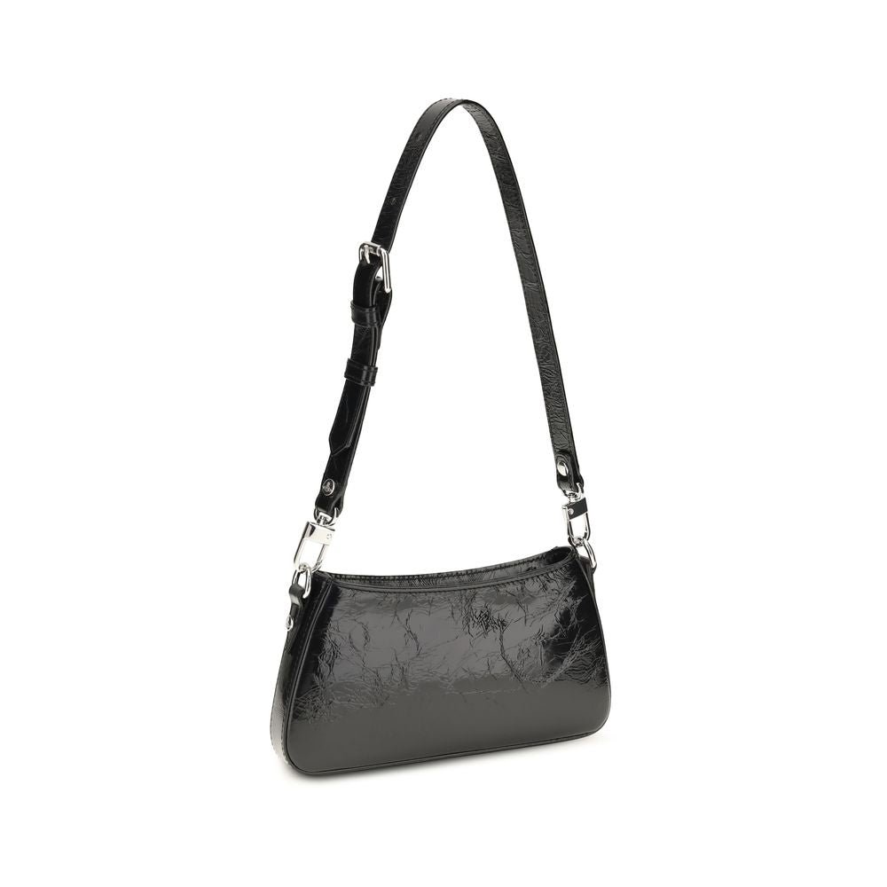 Bolso de Hombro Vivienne Westwood de Piel de Becerro Negra Bos Taurus
