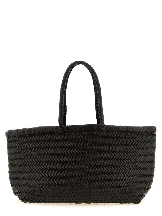 Bolso de hombro Dragon Diffusion de piel de becerro marrón