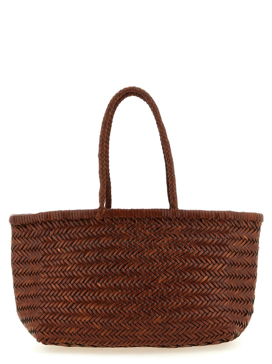 Bolso de hombro Dragon Diffusion de piel de becerro marrón