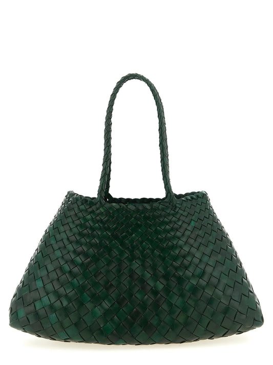 Bolso de hombro bicolor de piel de becerro Dragon Diffusion