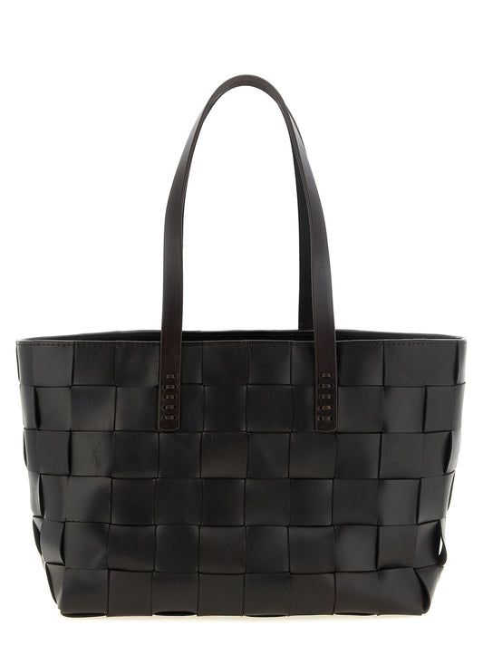 Bolso de piel de becerro marrón Dragon Diffusion