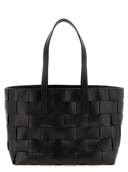 Dragon Diffusion Black Calfskin Women's Mini Tote Bag