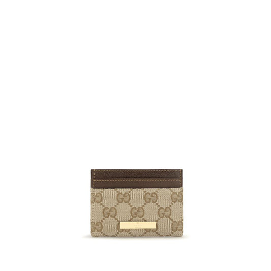 Billetera Gucci de tela beige