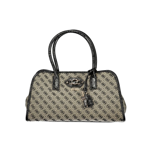 Bolso de mano Guess de poliéster negro