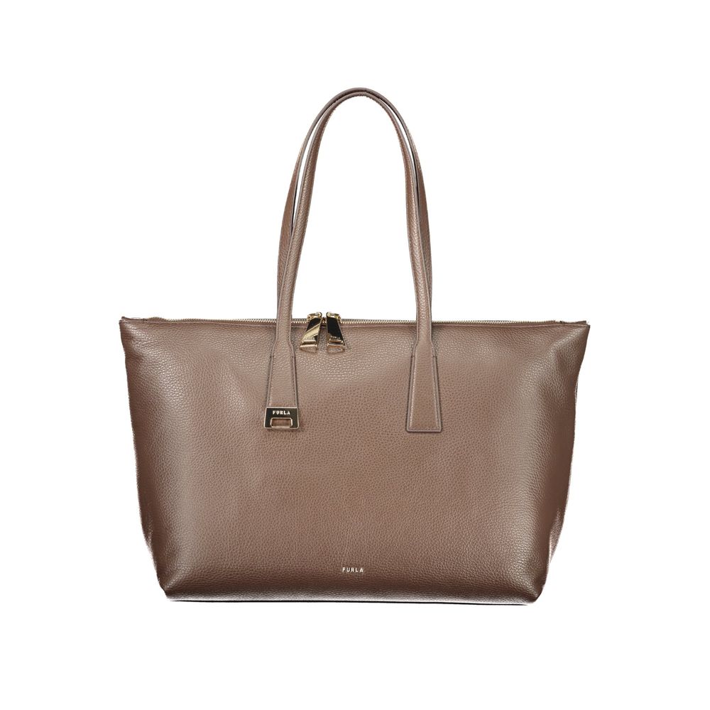 Furla Brown Leather Women's Bag