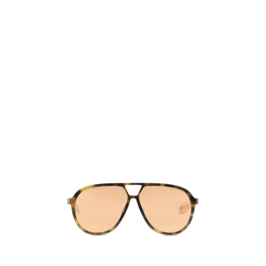 Gafas de sol Alexander McQueen de acetato marrón