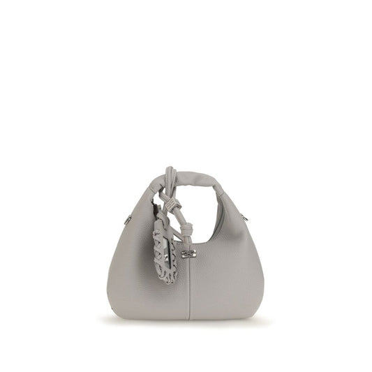 Bolso de hombro Ganni de poliéster gris