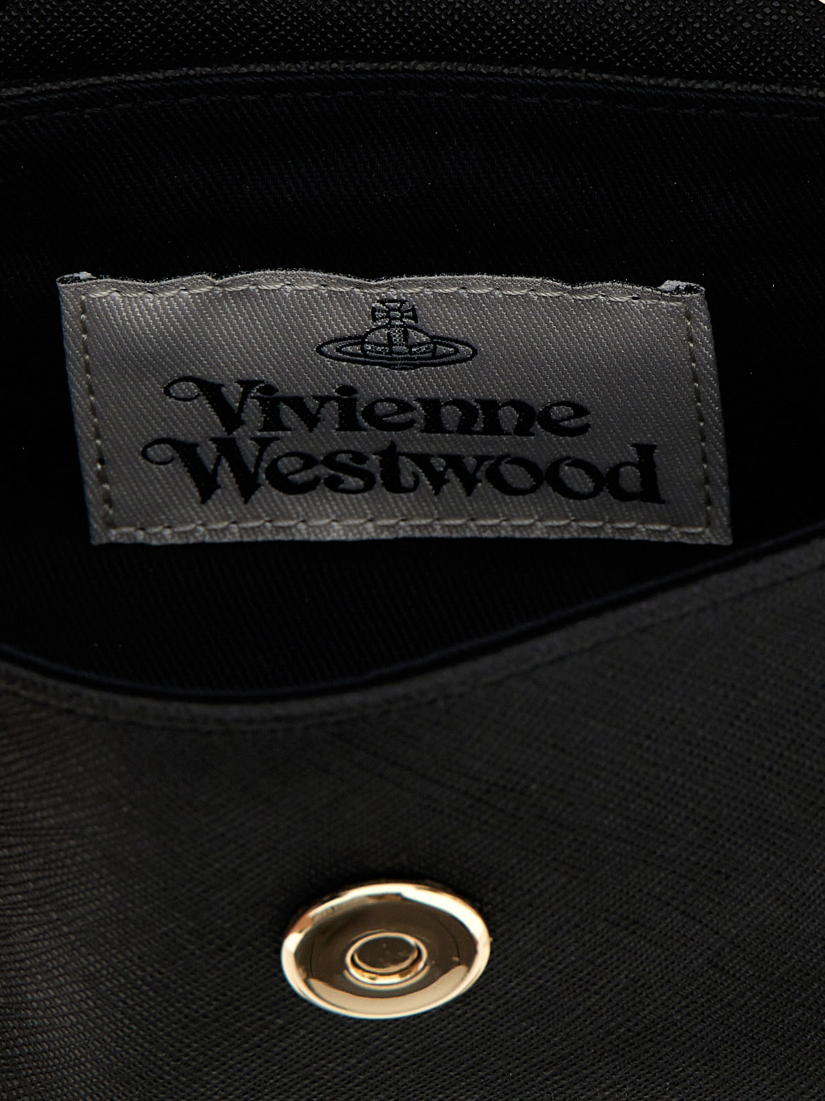 Vivienne Westwood Black Cowhide Shoulder Bag