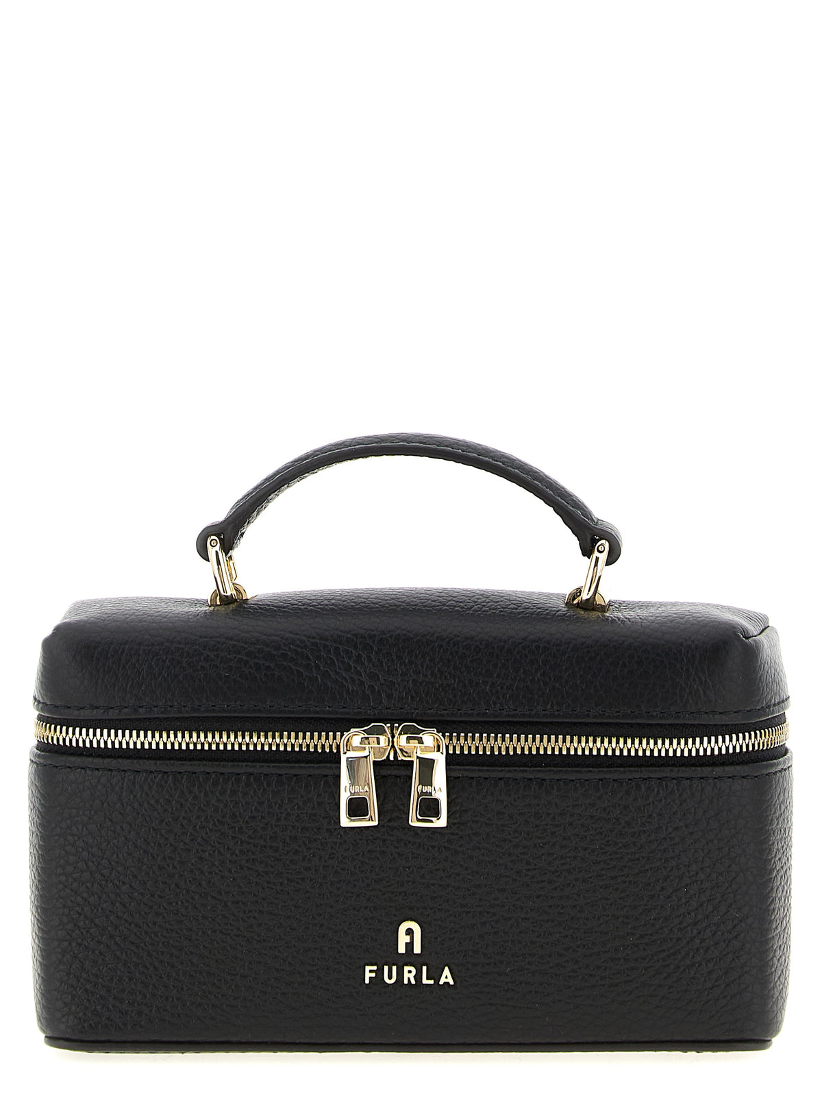 Furla Black Leather Handbag