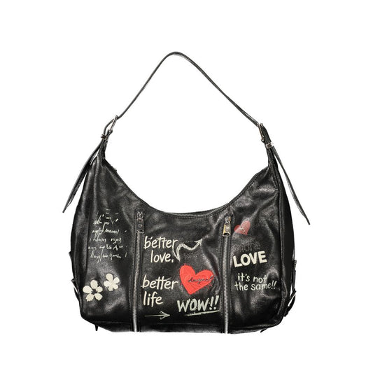 Bolso de mujer Desigual negro de poliuretano