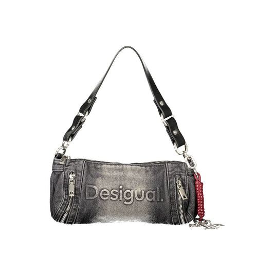 Bolso de mujer Desigual de algodón negro
