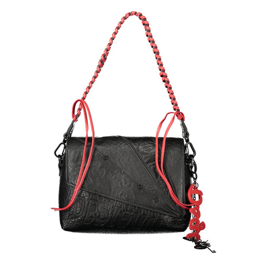 Bolso de mujer Desigual de poliuretano negro