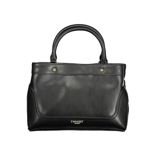 Bolso Twinset de poliuretano negro para mujer