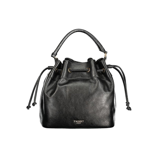 Bolso Twinset de poliuretano negro para mujer