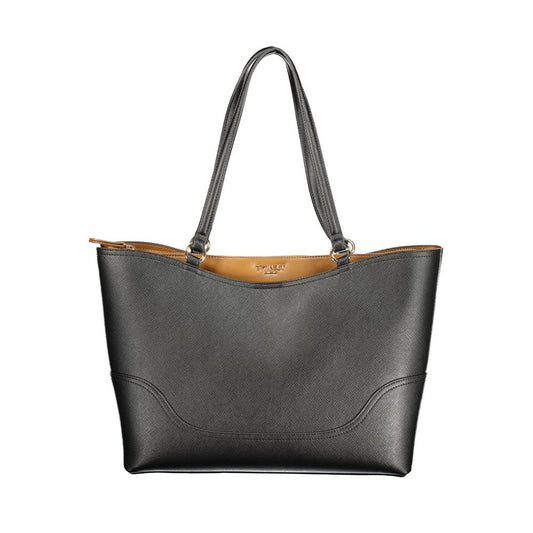 Bolso Twinset de poliuretano negro para mujer