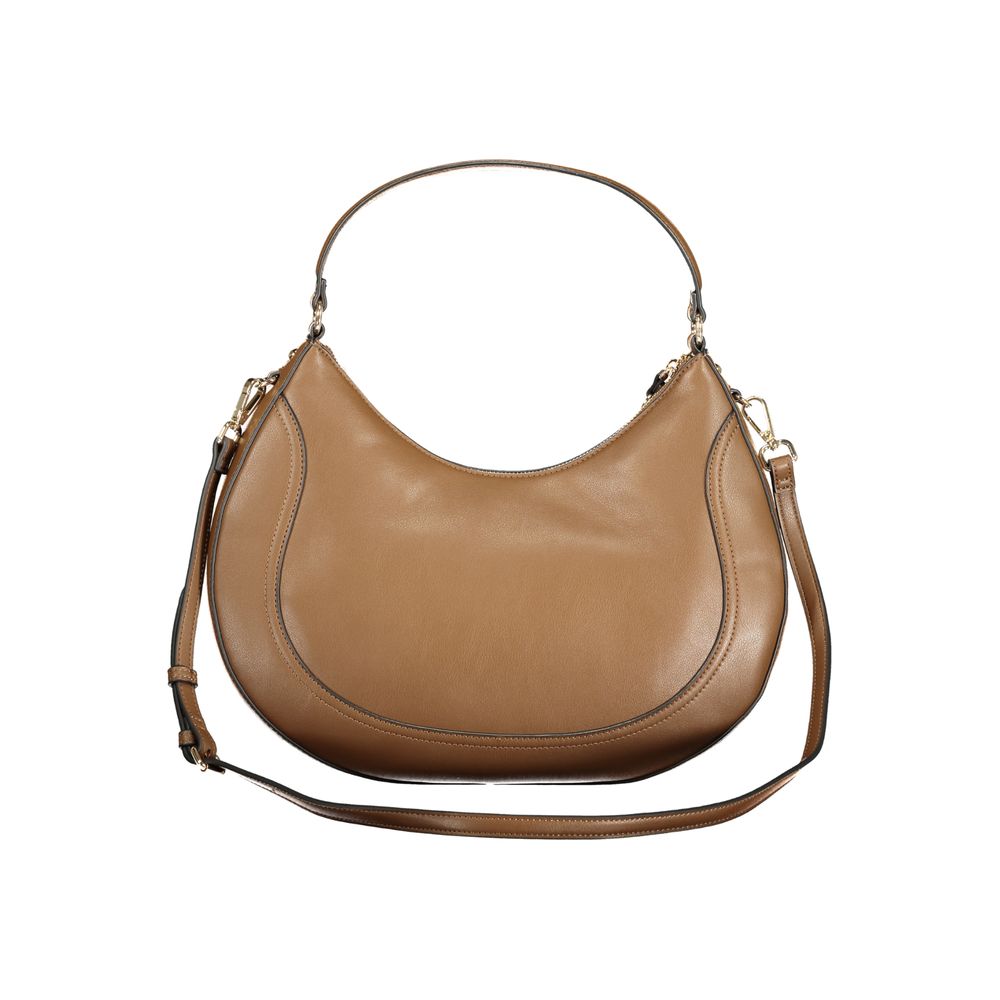 Bolso de poliuretano marrón para mujer de Twinset