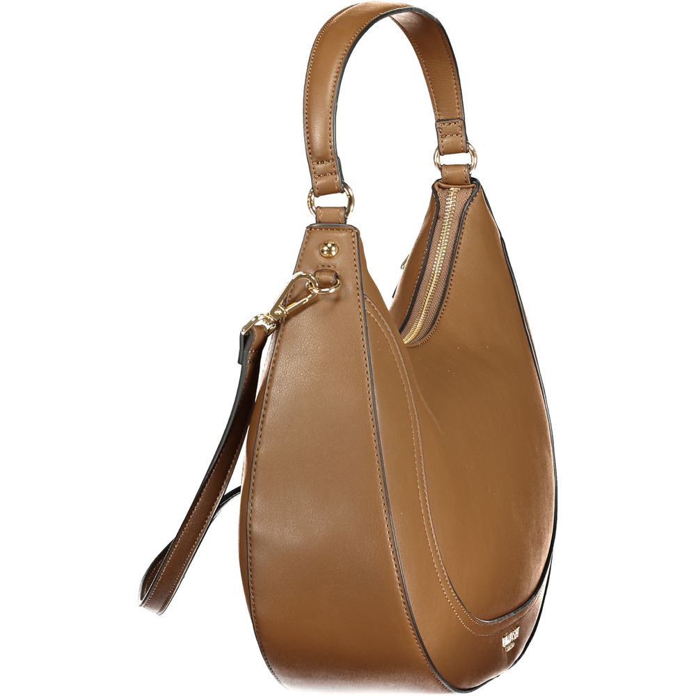 Bolso de poliuretano marrón para mujer de Twinset