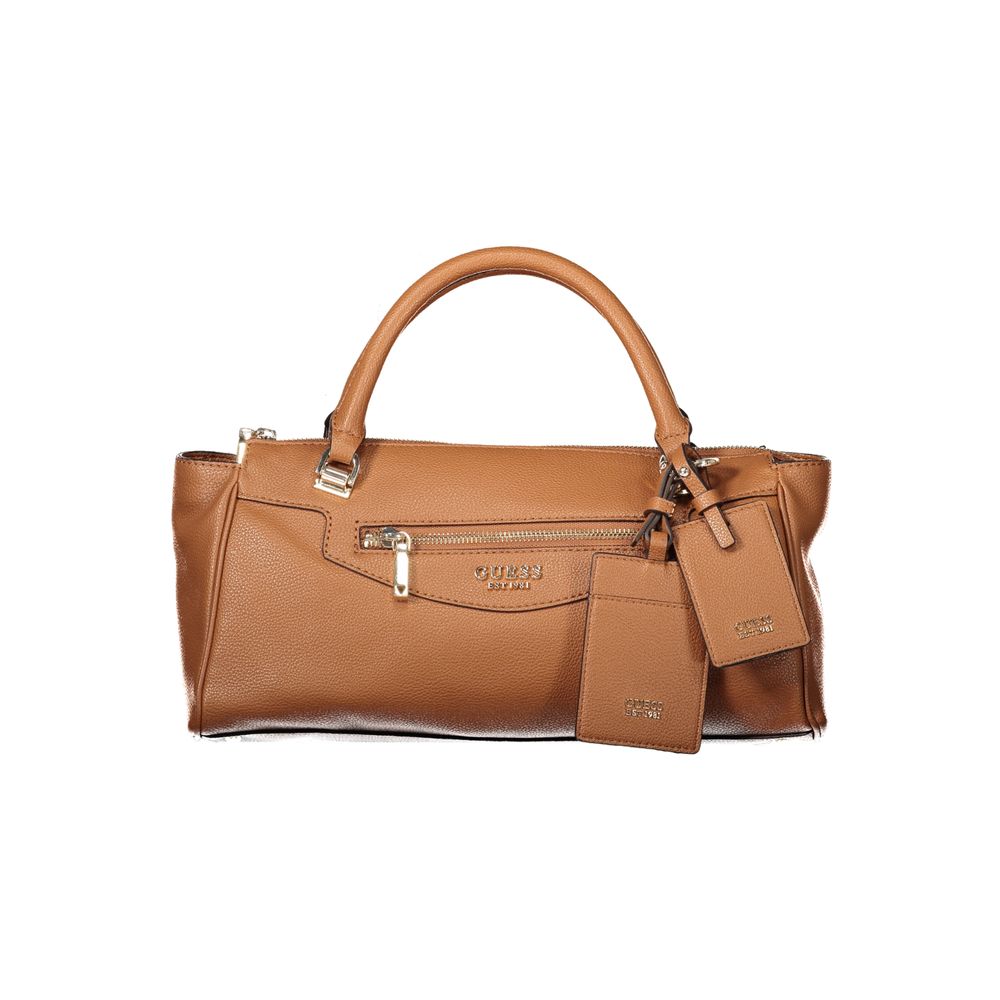 Bolso de mano Guess de polietileno marrón
