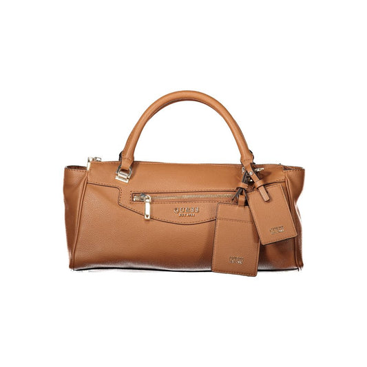 Bolso de mano Guess de polietileno marrón