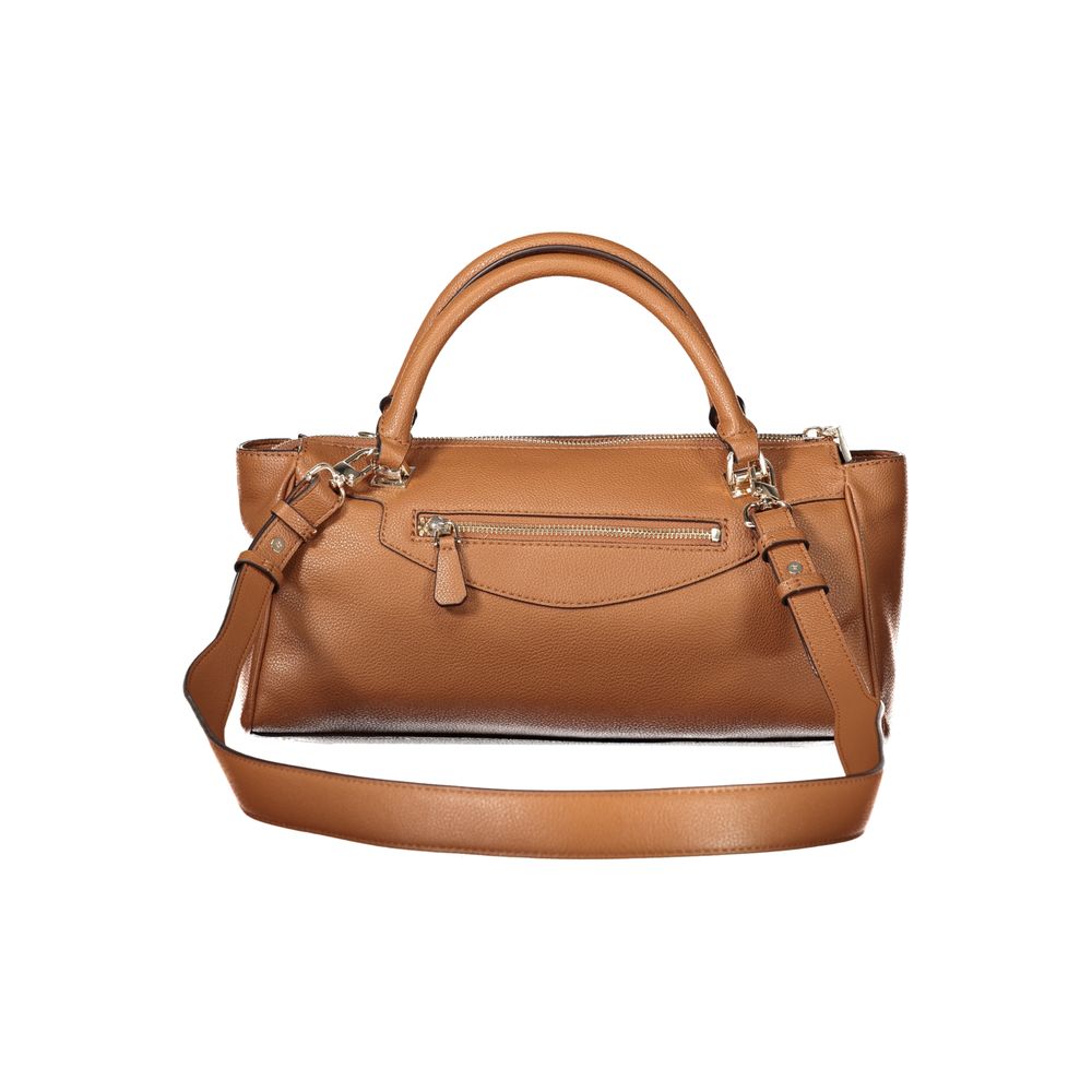 Bolso de mano Guess de polietileno marrón